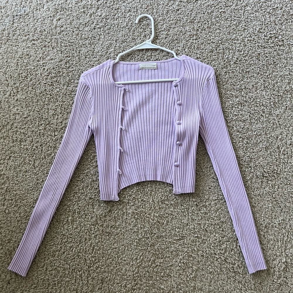 Urban Outfitters Light Purple Cardigan
